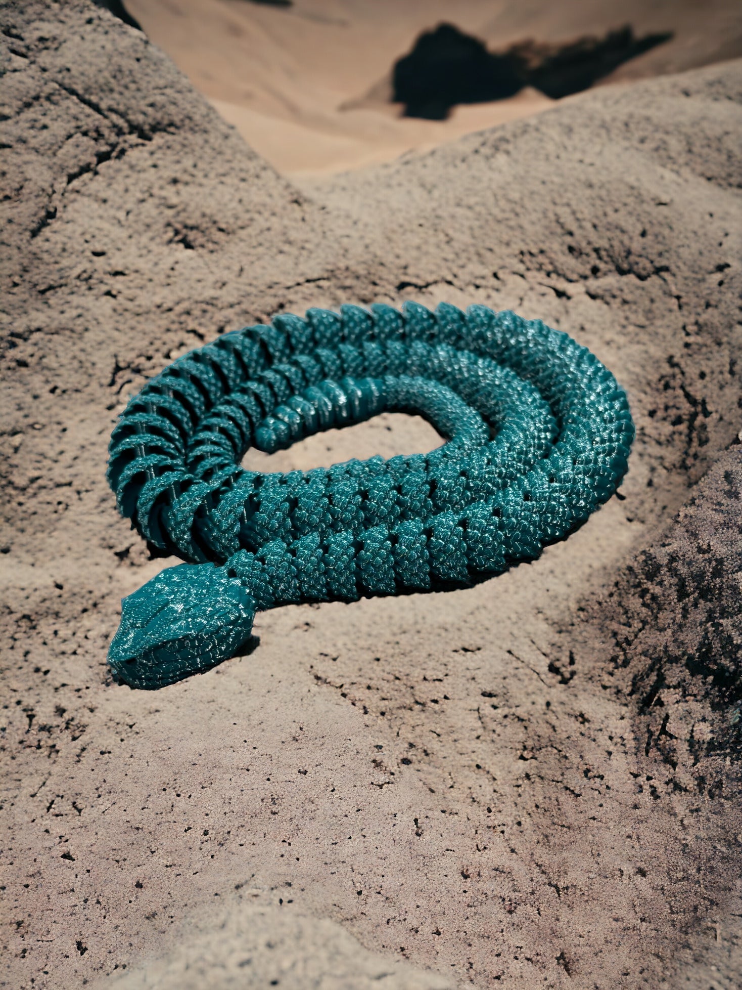 Snake Rattle Tale Rattlesnake! Lifelike representation of the Venomous snake with rattle ...