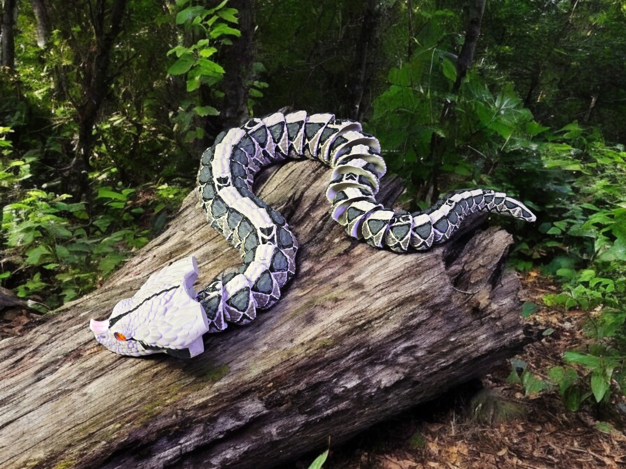 Realistic Gaboon Viper